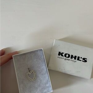 Heart Pendant Necklace with Box